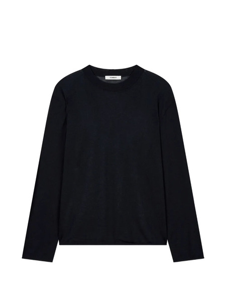  Tomboy Relaxed-fit Pullover Sweater - Blue 