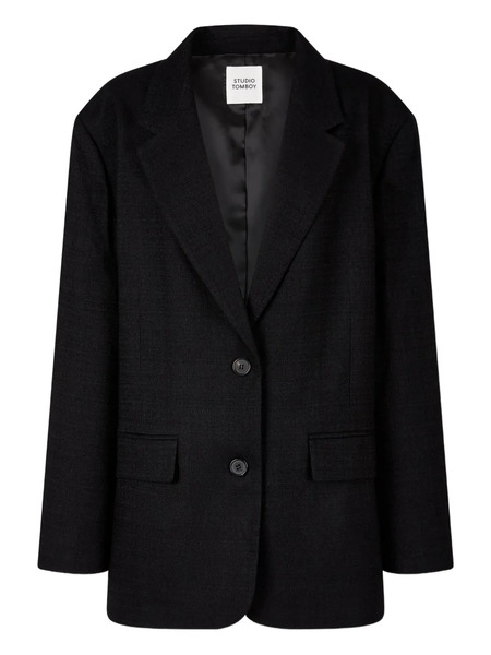  Tomboy Single-breasted Blazer - Black 