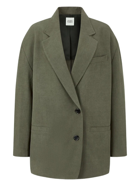  Tomboy Single-breasted Blazer - Green 