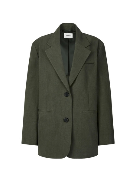  Tomboy Single-breasted Blazer - Green 