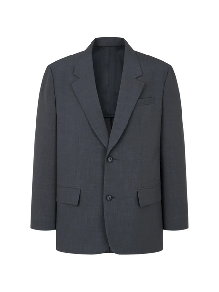  Tomboy Single Breasted Blazer - Grey 