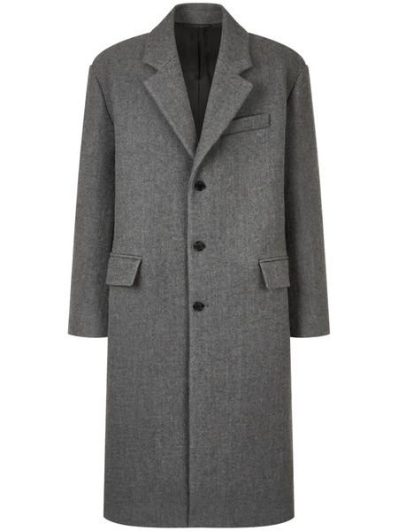  Tomboy Single-breasted Coat - Grey 