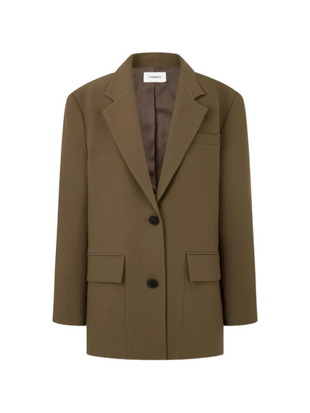  Tomboy Single-breasted Pocket Jacket - Green 