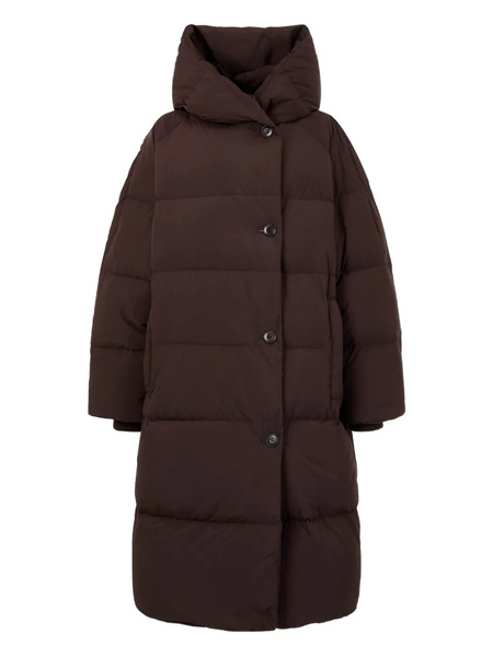  Tomboy Single-breasted Puffer Jacket - Brown 