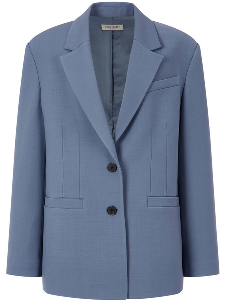  Tomboy Single-breasted Tailored Jacket - Blue 