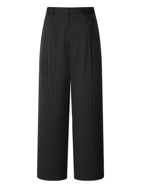  Tomboy Stripe-pattern Trousers - Grey 