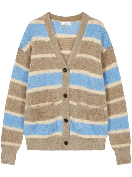  Tomboy Striped Cardigan - Neutrals 