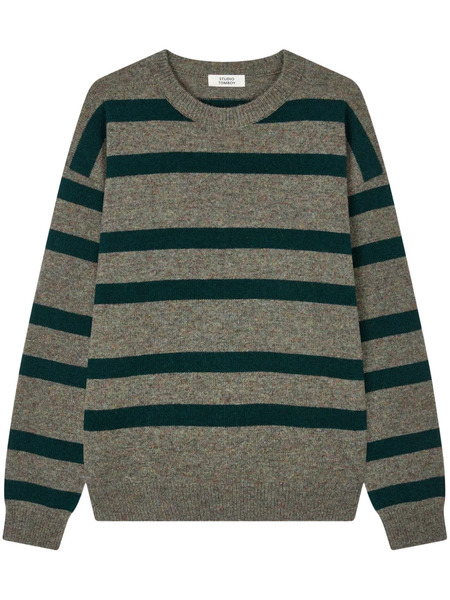  Tomboy Striped Sweater - Grey 