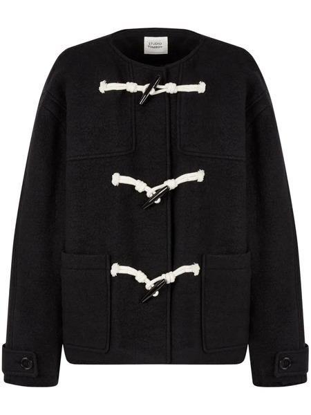  Tomboy Toggle-fastening Jacket - Black 