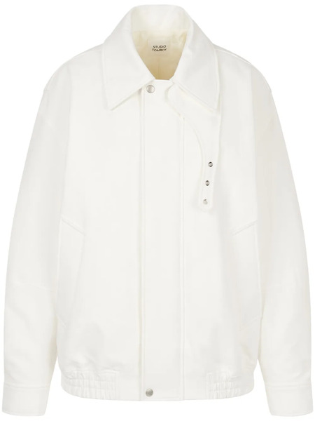  Tomboy Turn-up Collar Jacket - White 