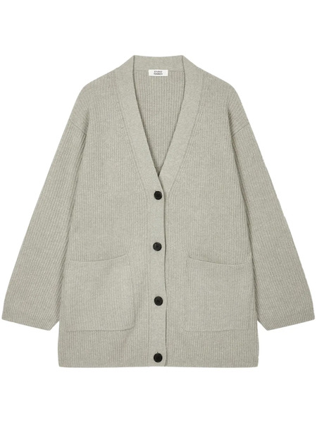  Tomboy V-neck Oversize Cardigan - Grey 