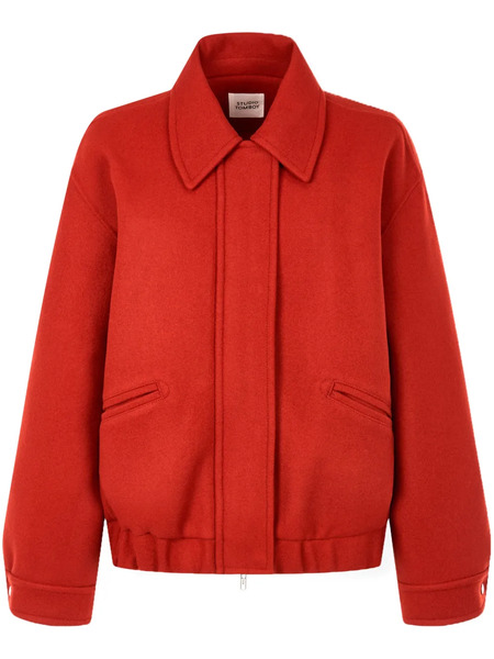  Tomboy Wool Bomber Jacket - Red 