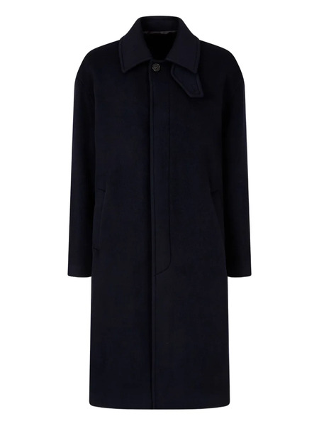  Tomboy Wool Single-breasted Coat - Blue 