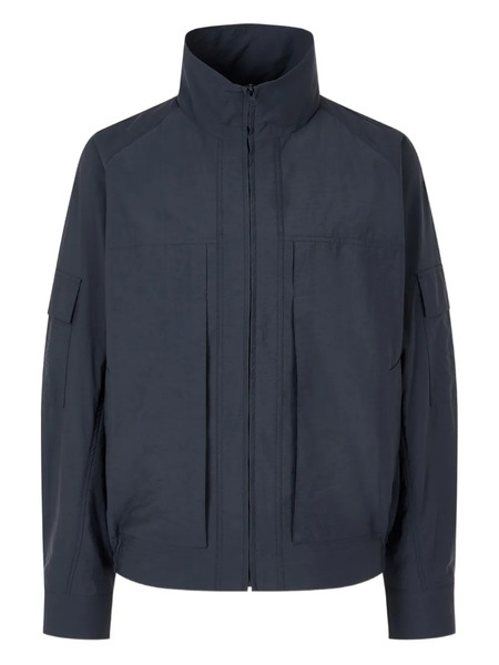  Tomboy Zip-front Bomber Jacket - Grey 