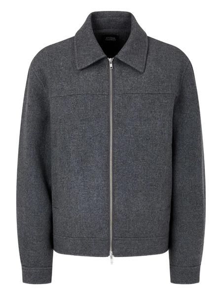  Tomboy Zip-up Wool Jacket - Grey 