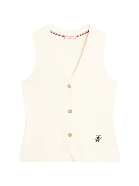  Tommy Hilfiger Buttoned Waistcoat - Neutrals 