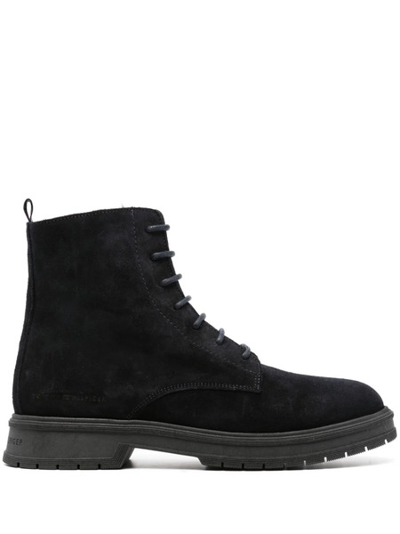  Tommy Hilfiger Core Suede Boots - Blue 