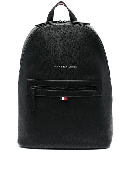  Tommy Hilfiger Essential Faux-leather Backpack - Black 