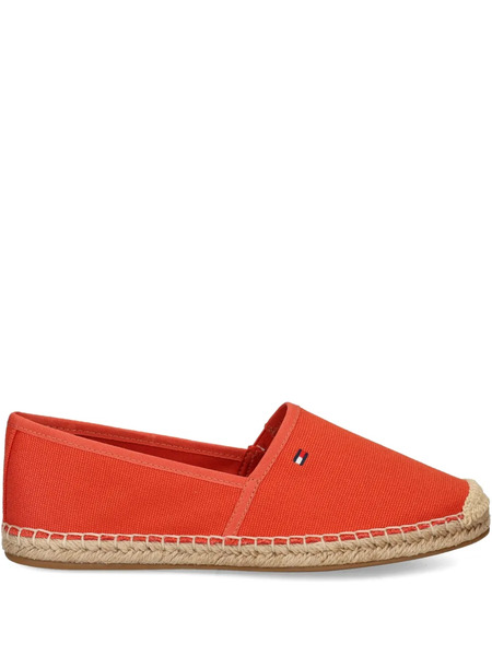  Tommy Hilfiger Flag-embroidered Canvas Espadrilles - Orange 