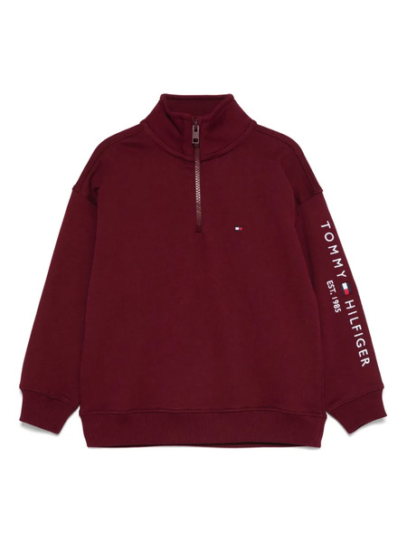  Tommy Hilfiger Junior Short-zip Sweatshirt - Red 