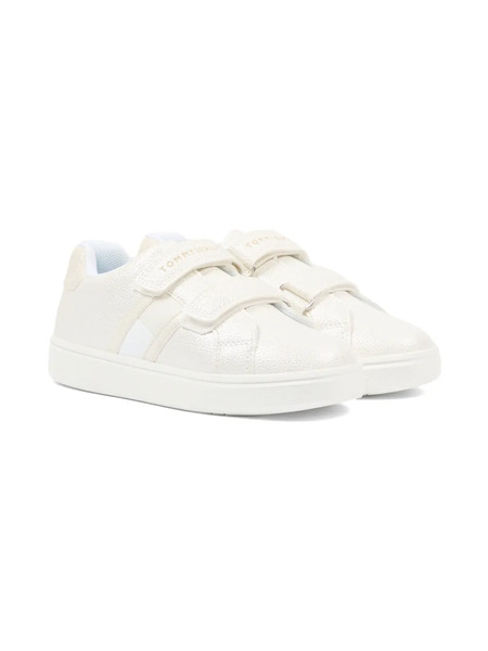  Tommy Hilfiger Junior Touch-strap Sneakers - Neutrals 