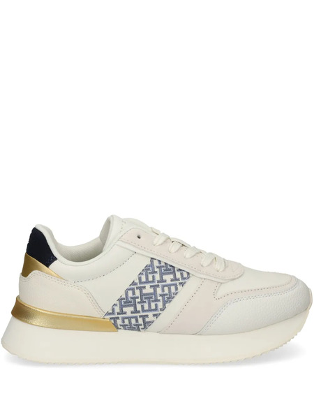  Tommy Hilfiger Monogram Trainers - White 
