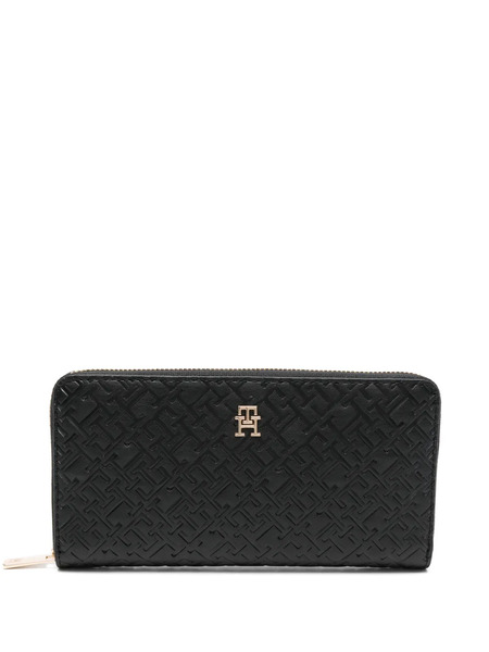  Tommy Hilfiger Monogram Zip-around Wallet - Black 