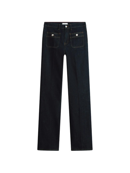  Tommy Hilfiger Patch-pocket Flared Jeans - Blue 