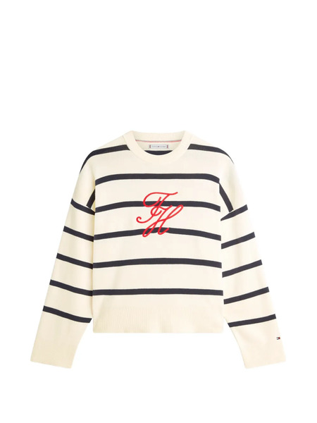  Tommy Hilfiger Striped-pattern Sweater - Neutrals 