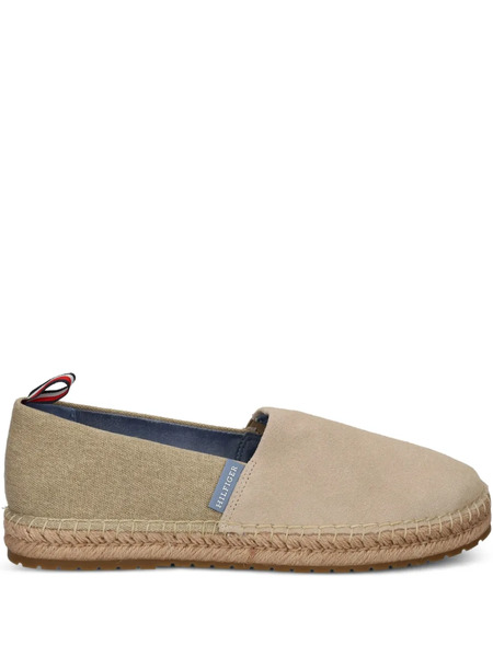  Tommy Hilfiger Suede-leather Espadrilles - Neutrals 