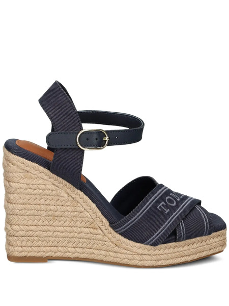  Tommy Hilfiger Wedge Espadrilles - Blue 