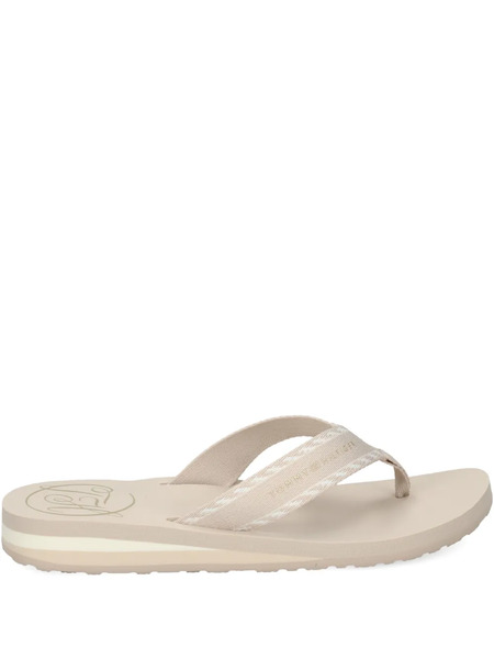  Tommy Hilfiger Woven Strap Flip-flops - Neutrals 