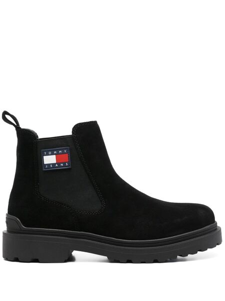  Tommy Jeans Suede Chelsea Boots - Black 