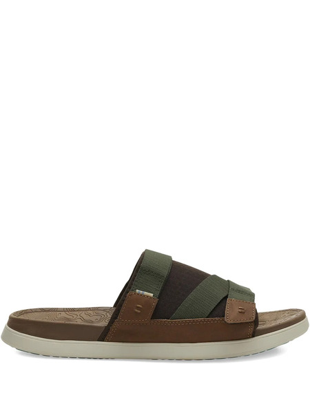  Toms Trvl Lite brown/green Slides 
