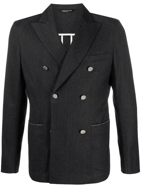  Tonello Double-breasted Blazer - Grey 