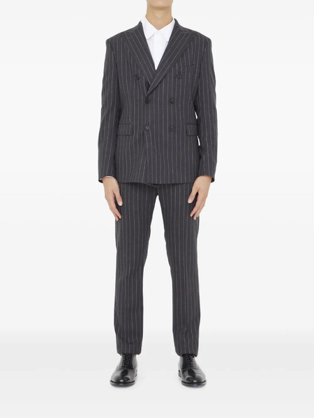  Tonello Pinstriped Suit - Grey 