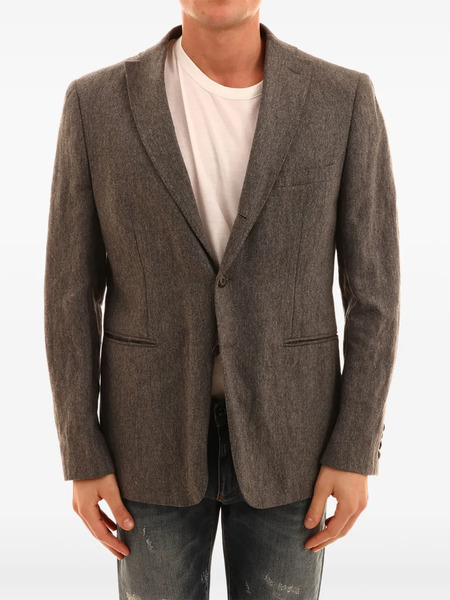  Tonello Single-breasted Blazer - Grey 