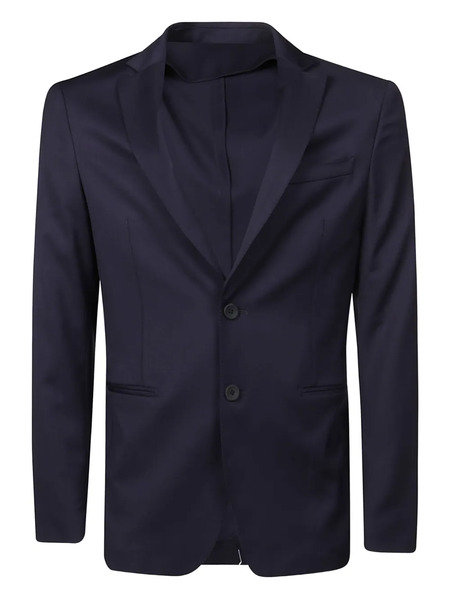  Tonello Single-breasted Wool Blazer - Blue 