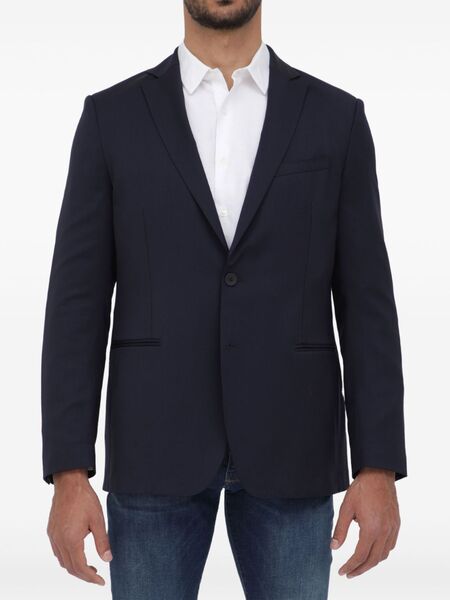  Tonello Virgin Wool Blazer - Blue 