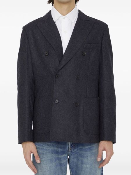  Tonello Wool Blazer - Grey 