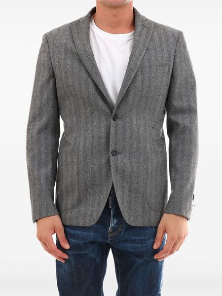  Tonello Wool Blazer - Grey 
