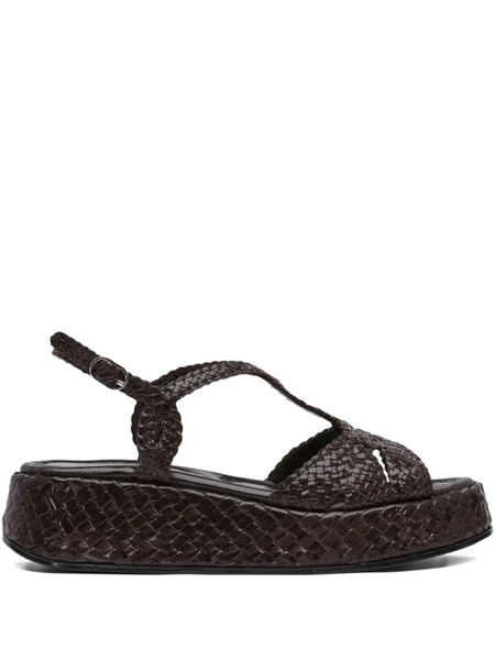  Toni Pons Interwoven Platform Sandals - Brown 