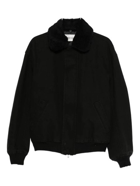 Tonywack Fleece-collar Bomber Jacket - Black 