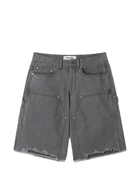  Tonywack Frayed Shorts - Grey 