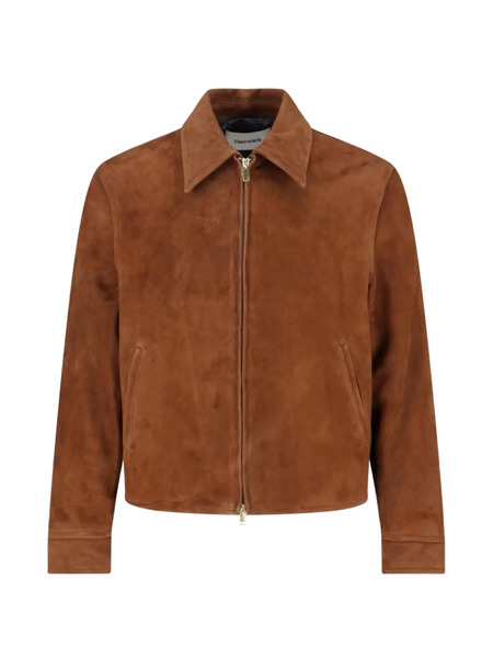  Tonywack Suede Zip Jacket - Brown 
