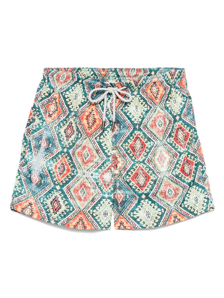  Tooco Graphic-print Swim Shorts - Green 