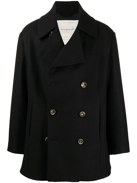  Toogood The Acrobat Double-breasted Coat - Black 