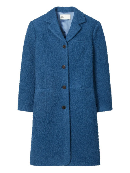  Tory Burch Button Wool Coat - Blue 