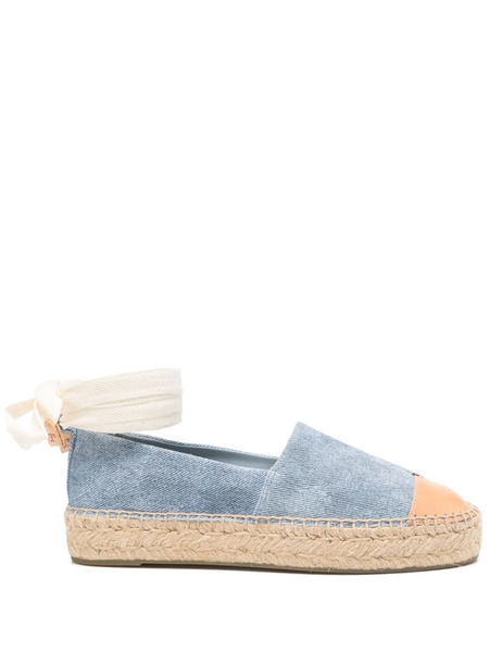  Tory Burch Cap-toe Espadrilles - Blue 