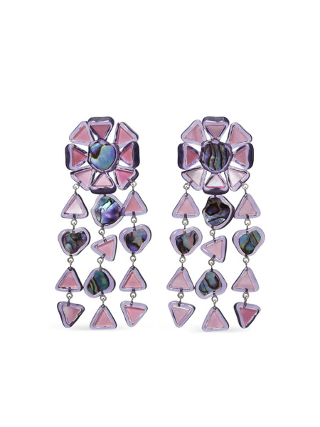 Tory Burch Curiosity Chandelier Earrings - Purple 